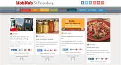 Desktop Screenshot of hobnobstpetersburg.com